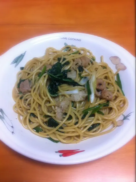 豚肉とほうれん草の和風パスタ|永井さん