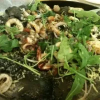 squid ink pizza|yingyingさん