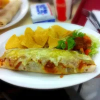 Snapdishの料理写真:Popilla's Chili con carne enchilada|Adlin Azmanさん