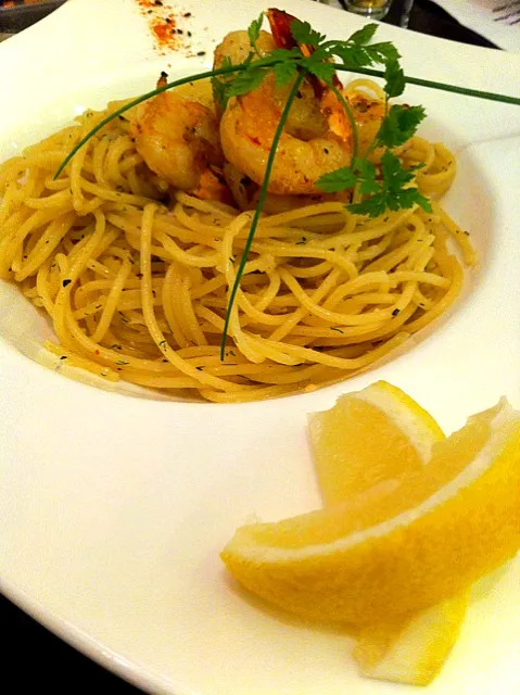 Prawn Pasta (;|meeowwmeeowwさん