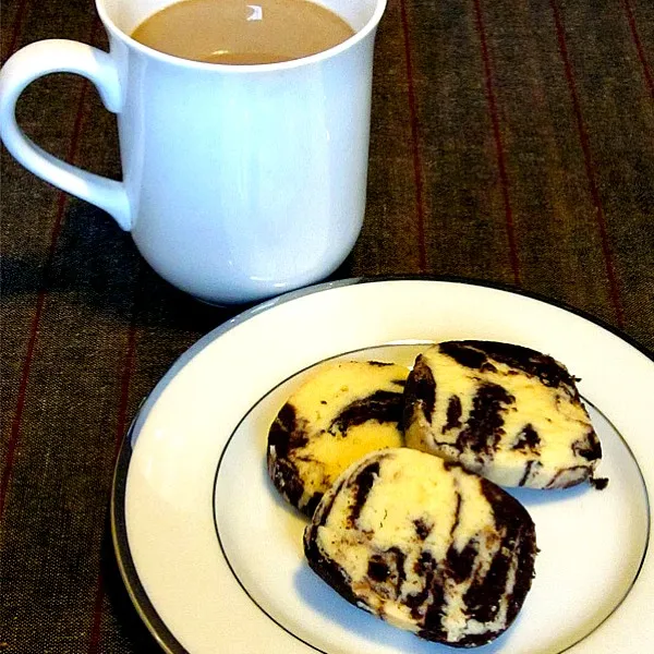 カフェオレとマーブルクッキー  Cafe au lait and Marble Cookies|Keiさん