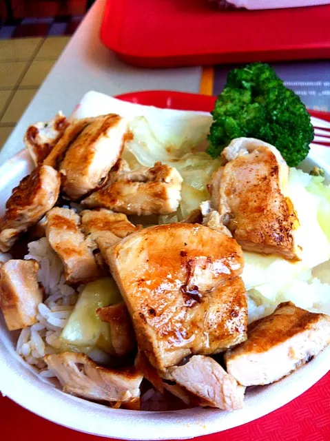 アメリカで食べたチキン丼|あっこさん