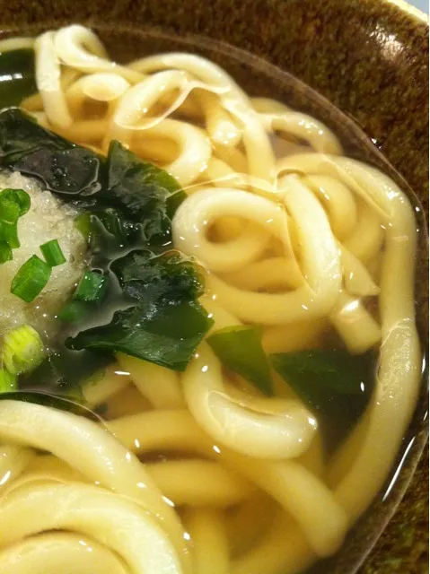 udon in wagame soup|JennyJaneさん