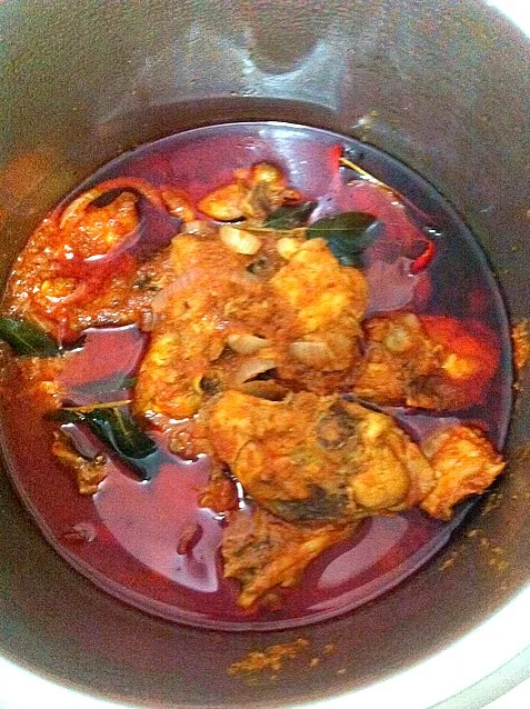 Snapdishの料理写真:nyonya curry chicken from granny ~ slurpsss!!|christymさん