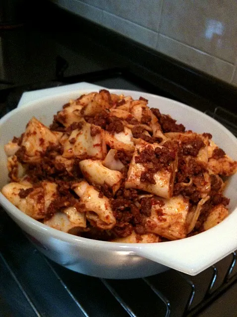 Fried chee chong fun with mince beef|Aizuddinさん