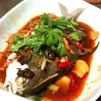 Snapdishの料理写真:Steam pomfret with black bean & tauchu sauce|Aizuddinさん