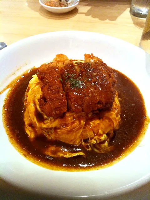 pork cutlet omurice|Cristina Kanさん