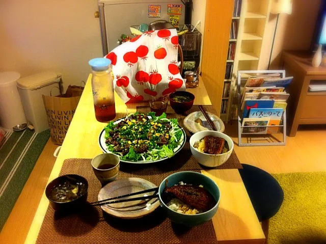 土佐一本釣り！カツオの藁焼きと鰻丼|tacaccoさん