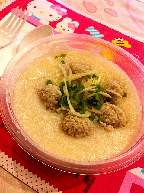 Pork Congee|about.me/pinku_nekoさん