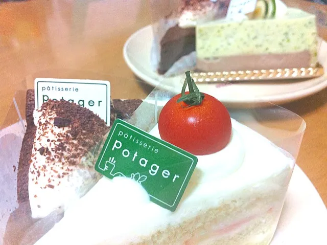 Snapdishの料理写真:ポタジエのケーキ|みきさん