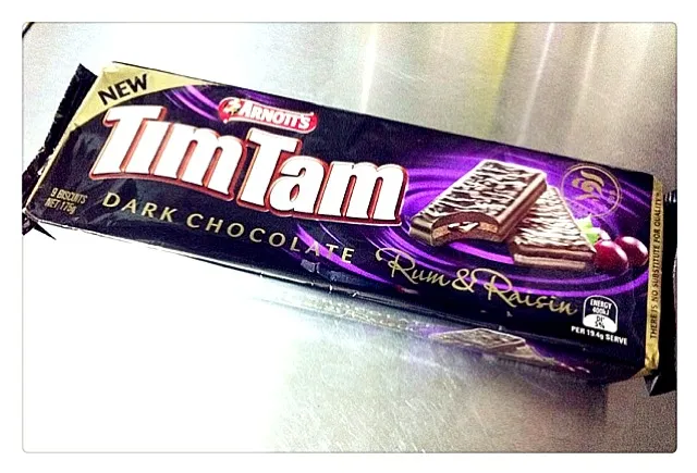 Snapdishの料理写真:Tim Tam Dark Chocolate Rum & Raisin|マリーSOHさん