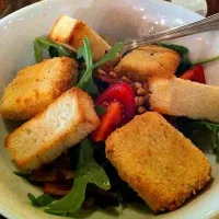 Snapdishの料理写真:Pan Fried Goat's Cheese Salad|bondさん