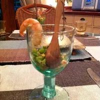 special shrimp cocktail by my sister|Whan Sweetさん