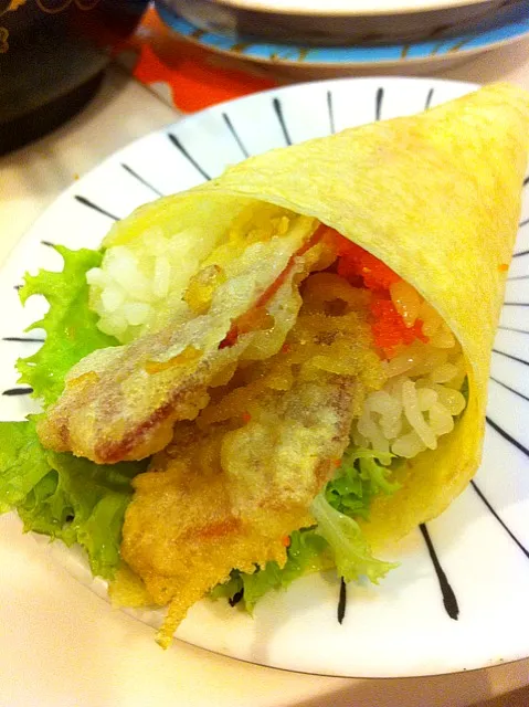 Bacon Turkey Crepe Handroll|Adrian Chiaさん