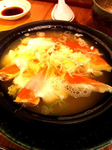 Snapdishの料理写真:crab porridge|Jacqueline Koayさん