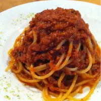 Snapdishの料理写真:タコのラグーソースパスタ|gyuさん