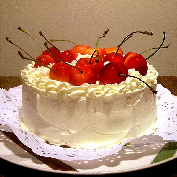 さくらんぼのケーキ  Homemade Cherry Cake|Keiさん