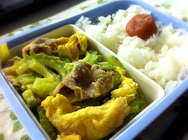 お弁当。ゴーヤと麩のチャンプルー。|liccaさん