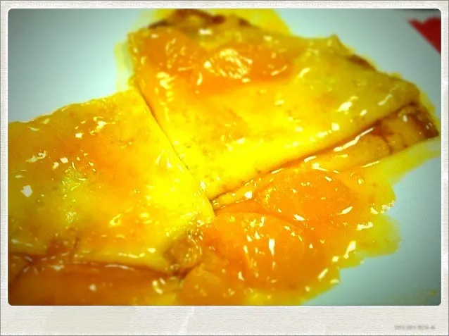 Snapdishの料理写真:MEMade : crepe with cointreau sauce :)|nuttyさん