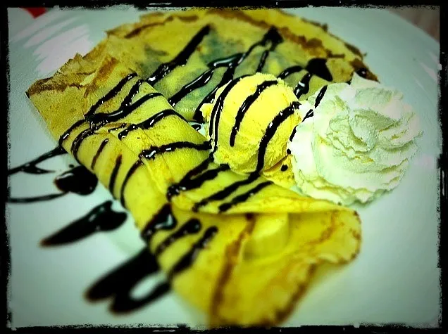 MEMade : banana choco crepe|nuttyさん