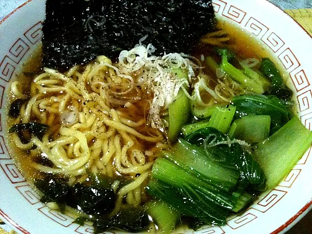 ラーメン。麺は冷し中華用|純さん