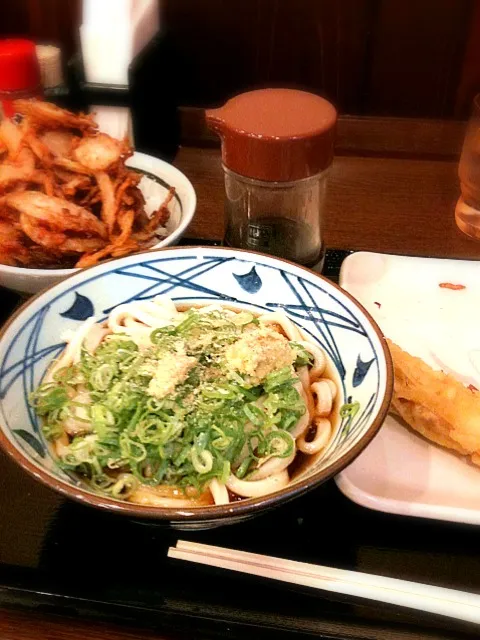 ぶっかけうどん かき揚げ丼|ちえさん