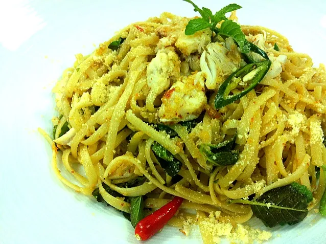 MEMade : spicy crab with linguine :)|nuttyさん