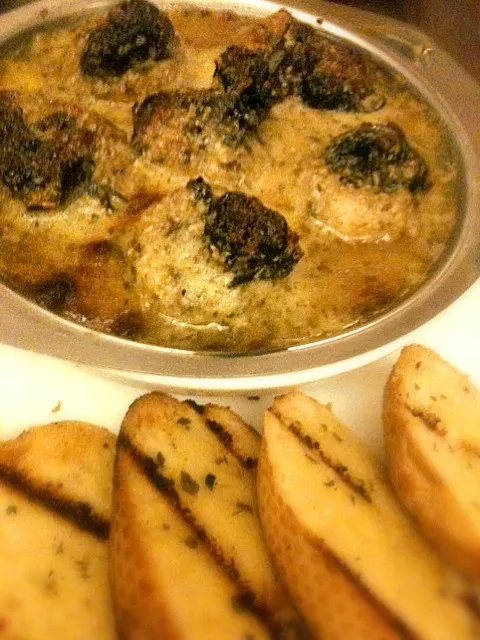 Escargot with mushrooms|Lawrence Angさん