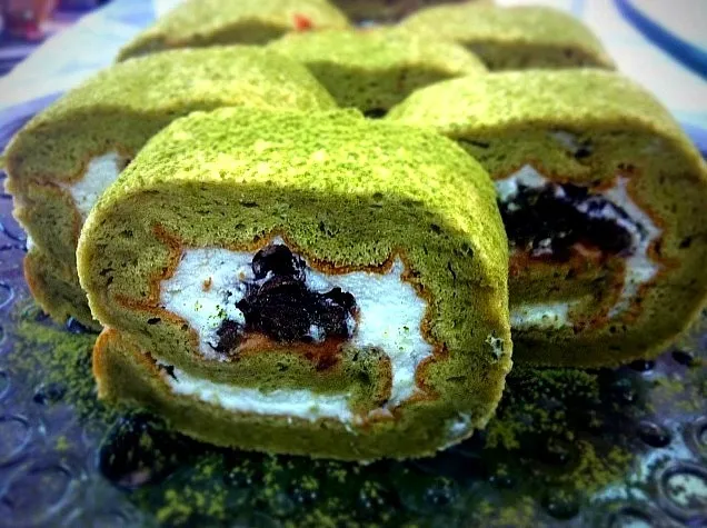 MEMade : Matcha Souffle Roll :)|nuttyさん