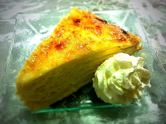 MEMade : mille crepe with cream brulee sygar topping :)|nuttyさん