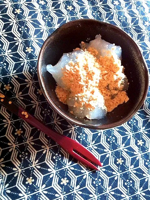 homemade warabi-mochi.|pumpkinさん