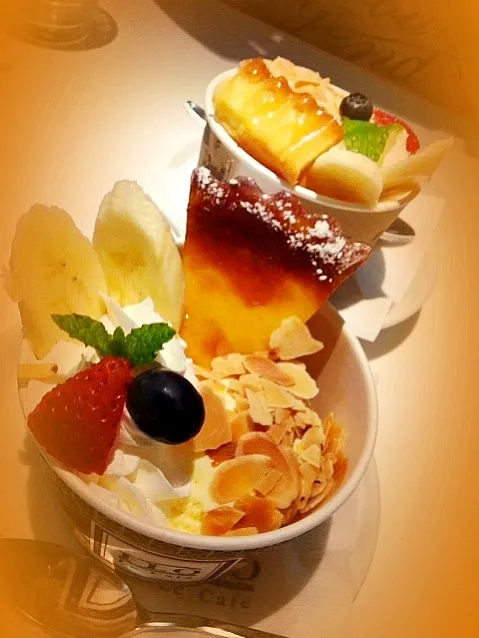 pudding parfait.|pumpkinさん