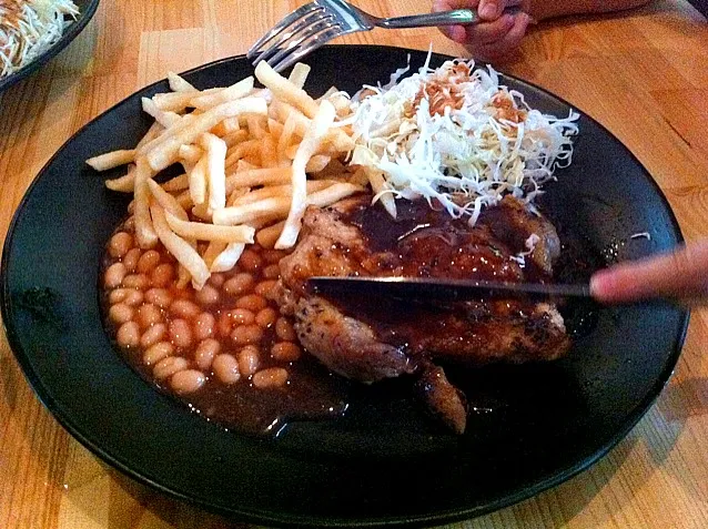 Black pepper chicken chop|Erica Teoさん