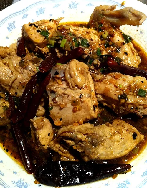 home-cooked sze chuan chicken|mikko tanさん