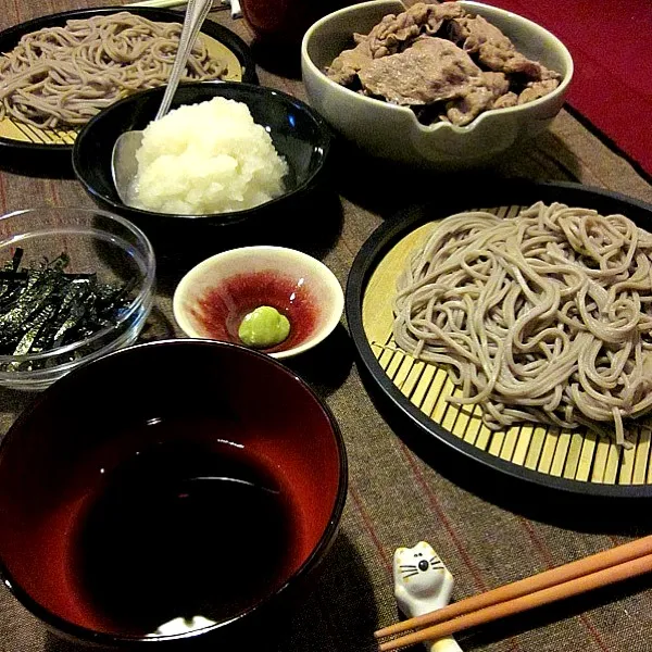 今夜はあっさり肉おろし蕎麦  Soba with Shabu-Shabu Beef and grated Japsnese radish|Keiさん