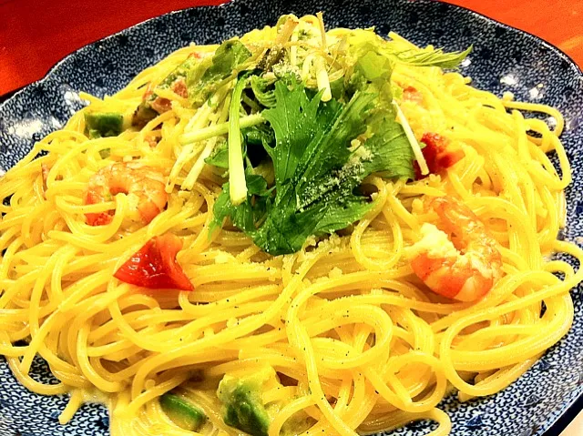 海老とアボガドのクリームソースパスタ(#^.^#)|加嶋正洋さん