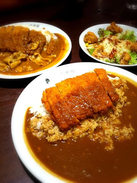 チキンカツカレー＆牛もつプラスカツカレー|mskさん