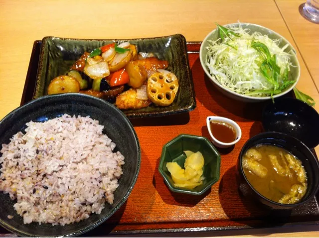 真鱈の黒酢和えみたいなの！魚が食べたかった！☆大戸屋|pstlyurさん