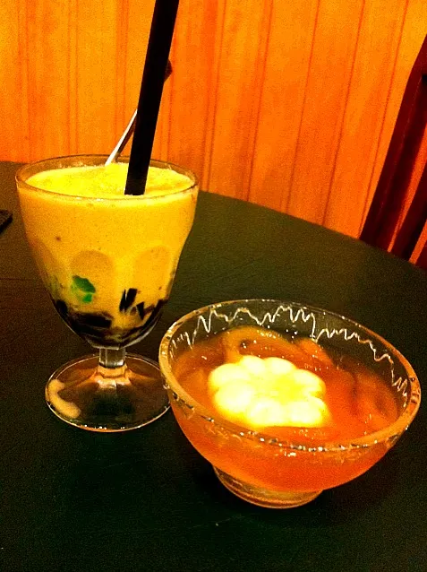 chendol n sea coconut with almond jelly|sさん