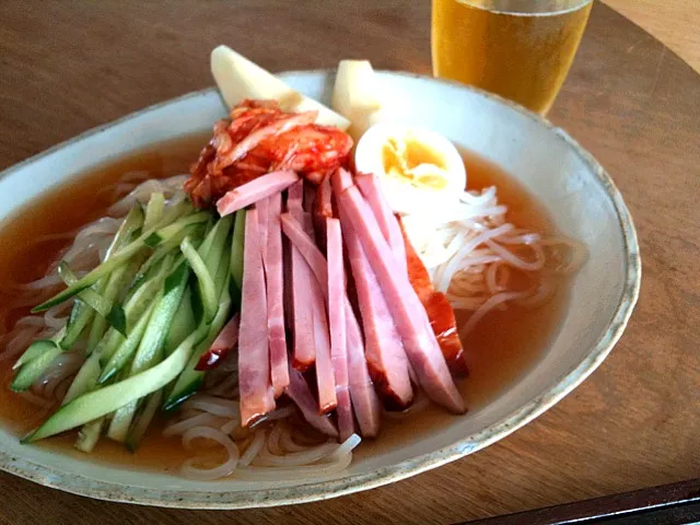 Snapdishの料理写真:夏の終わりに冷麺|dan_mesiさん