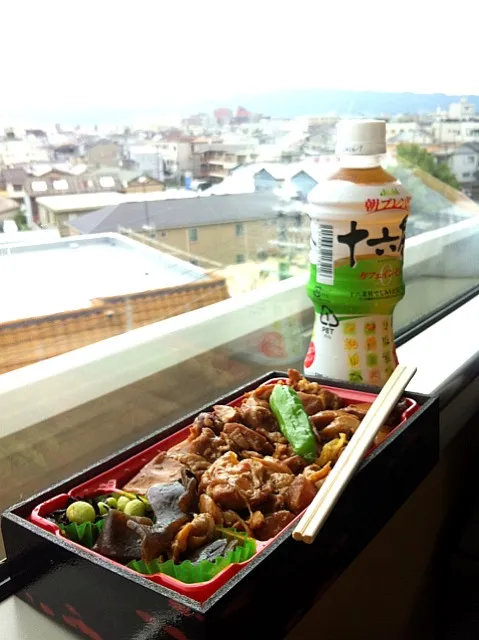 煮平の照り焼き駅弁なぅ♪  名古屋行き車内|大谷商店さん