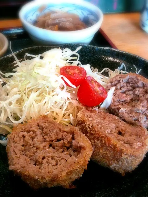 ミンチカツ定食|さくらさん