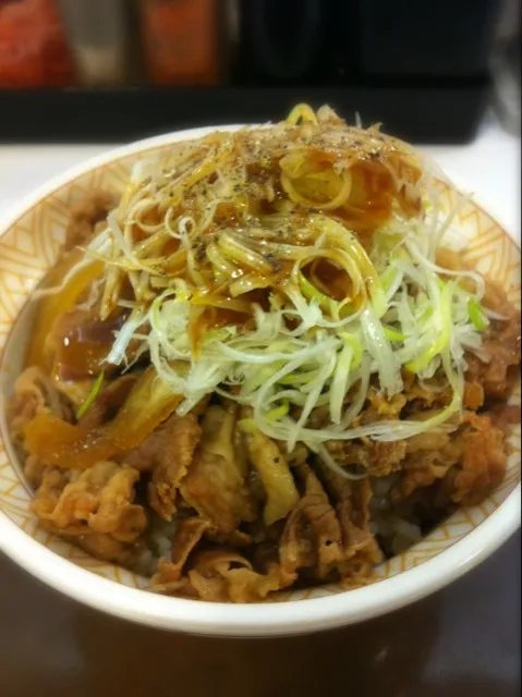 白髪ねぎ牛丼大盛り|ryu147さん