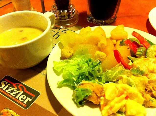 Salad and soup Sizzler|witwangさん