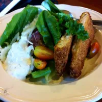 fish fired salad|Sikharin B.さん