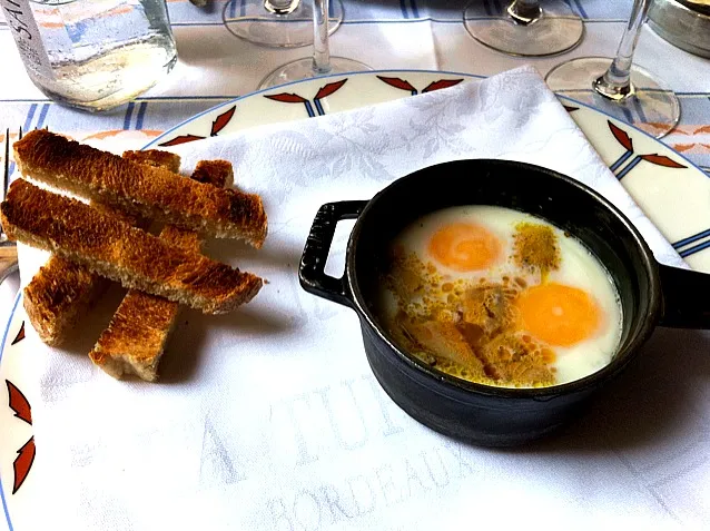 Oeuf cocotte au foie gras|Mattさん