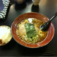 Snapdishの料理写真:とんこつお魚ラーメン|まえけんさん