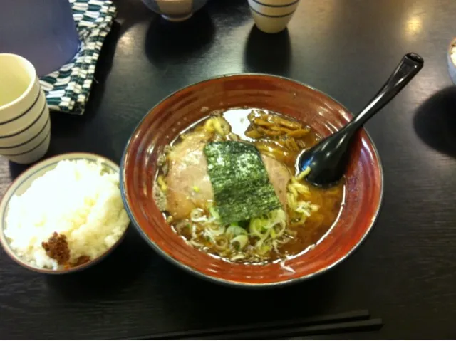 Snapdishの料理写真:とんこつお魚ラーメン|まえけんさん