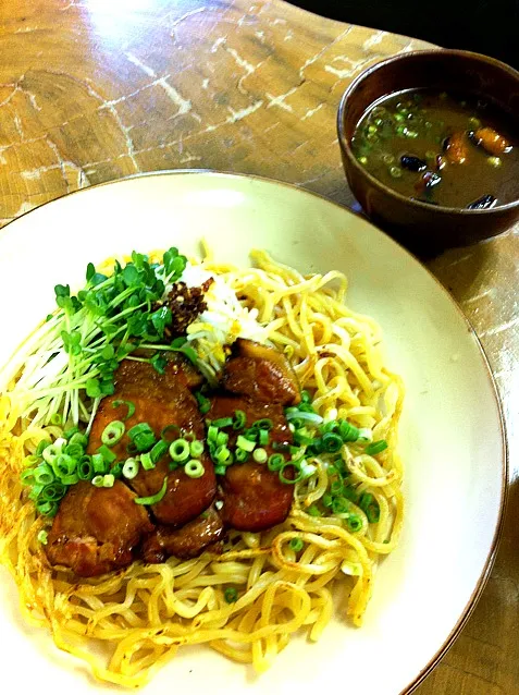 通販のつけ麺をテッド流に作ってみました)^o^(|松村哲男さん