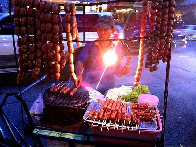 thai sausage barbecue|thanyathorn thammaさん